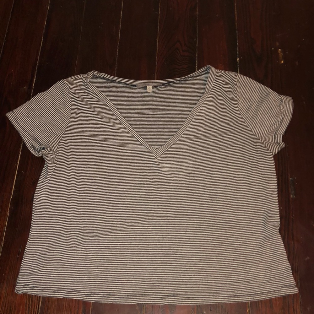 Black and white striped shirt